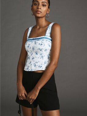 Reformation Eloise Linen Top